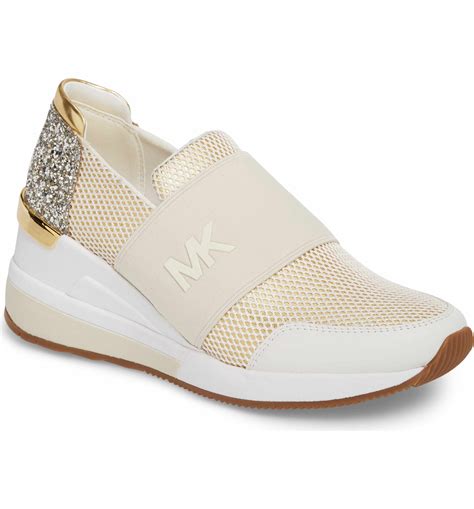 michael kors rose gold slip on sneakers|zappos michael kors sneakers.